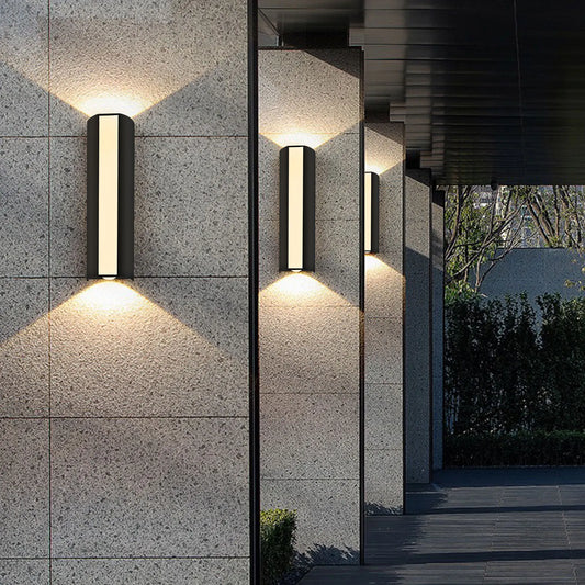 Outdoor Wall Sconce — Up Down 10W IP66 Waterproof, Motion Sensor Option, Porch Patio Entryway