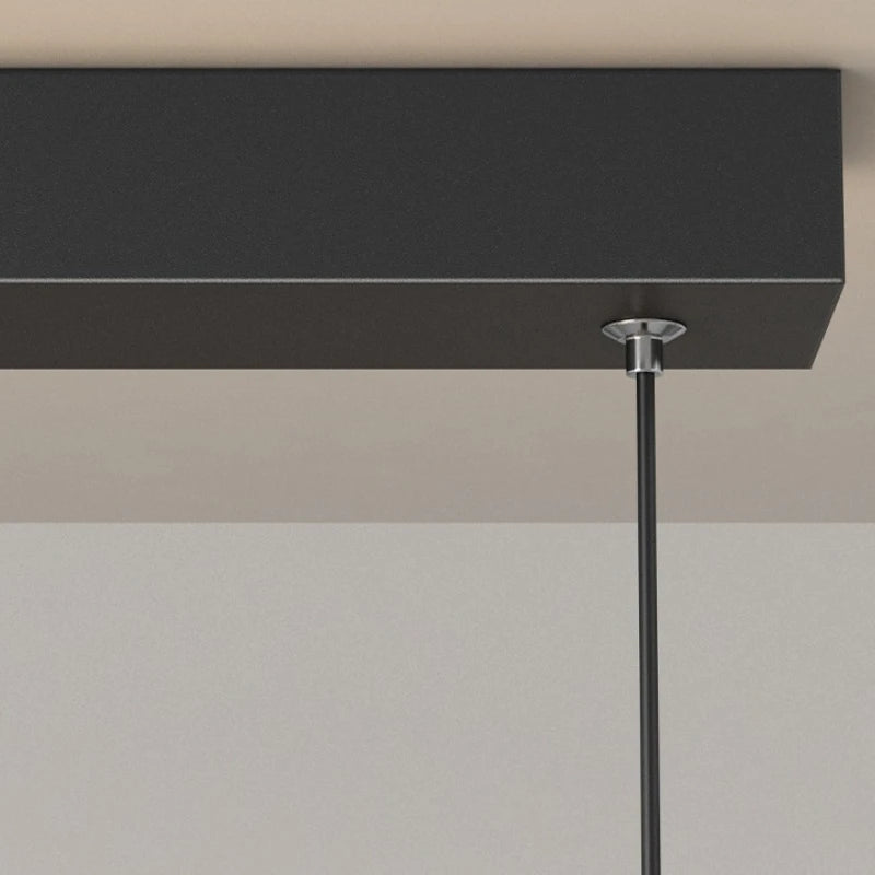 Linear Wavy Pendant Chandelier — Modern Dining Table Light, Bar Living Room Minimalist