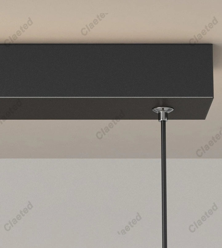 Linear Wavy Pendant Chandelier — Modern Dining Table Light, Bar Living Room Minimalist