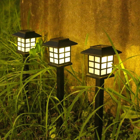 Solar Pathway Lights 2-Pack — Waterproof Outdoor Garden Stake Lights, Walkway Driveway Yard